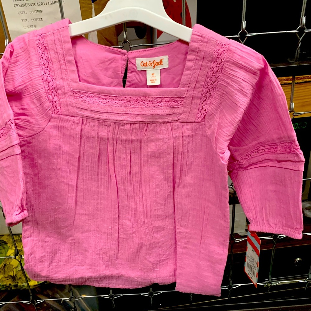 Cat & Jack Pink shirt